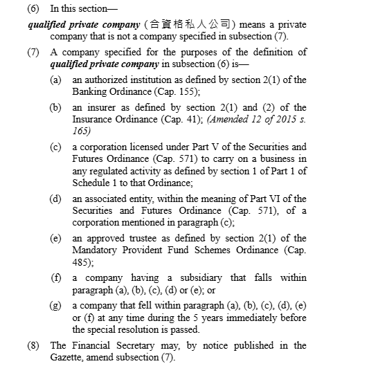 Lĩnh vực được phép đăng ký công ty Dormant Hồng Kông