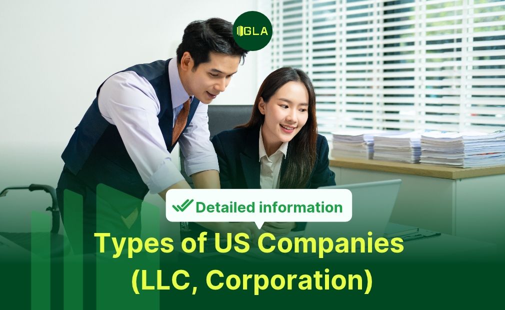 loại hình công ty tại Mỹ: LLC, C Corp, S Corp 